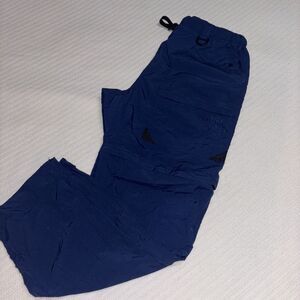 NRS Pants Guide Pants Performance Convertible Zip Off Water Navy Women's‎ SzL